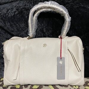 Ora Delphine Cream Satchel